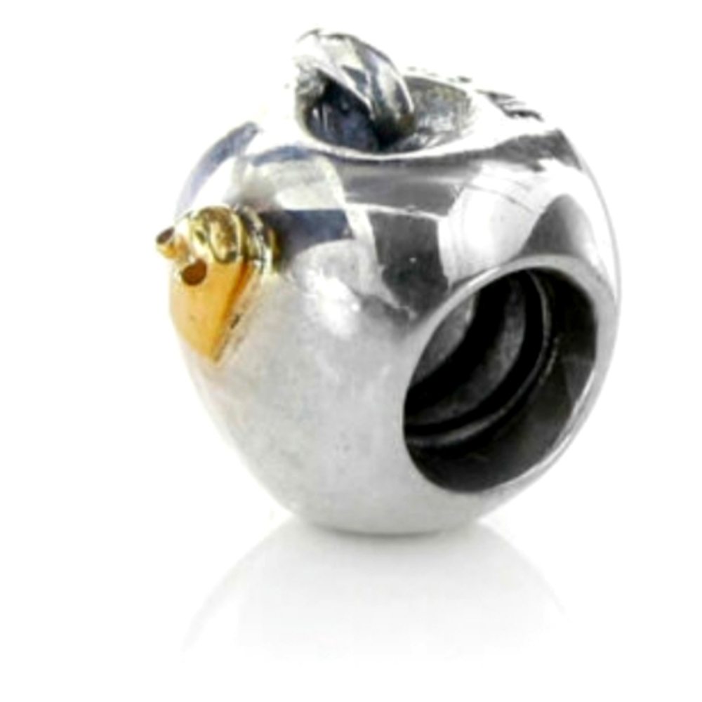 Teacher Appreciation week is coming up!! Pandora Apple with worm charm